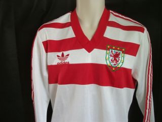 Vintage Adidas Wales 1980 football shirt/ prototype 2