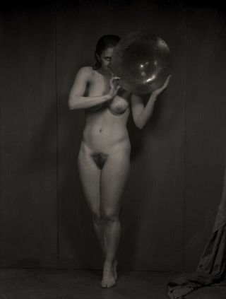 1930 Arnold Genthe 5x7 Camera Negative Art Nude Dutch Treat Club Model 2