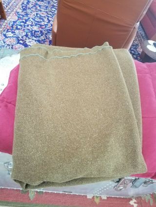 Vintage Military Wool Blanket 4