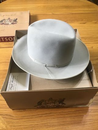 Vintage 1950’s 3x Beaver Stetson Open Road Hat Size 7 1/8