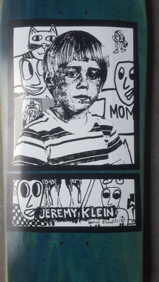 1991 Jeremy Klein World Industries Rare Family Photo Skateboard Deck 5