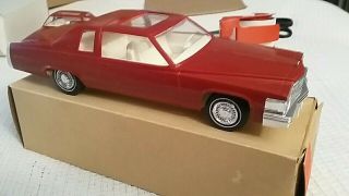 Johan 1/25 Scale 1979 Cadillac Coupe De Ville Promo Saxony Red