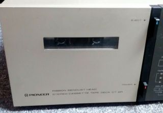 Vintage Pioneer Stereo Cassette Tape Deck Model No.  CT - 8R 2