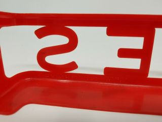 VINTAGE RED PLASTIC SPICES RACK HOLDER FOR F&F AUNT JEMIMA SPICES LUSTRO WARE 6