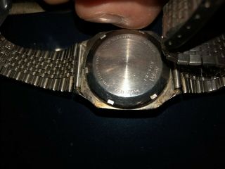 Vintage NOS 1970 ' s Pulsar Y739 - 5019 - A Calculator - Alarm Watch 2