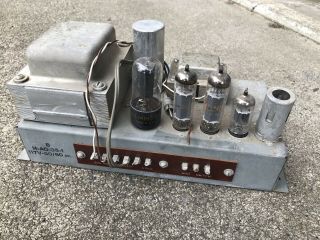 Vintage 1960 Hammond Ao35 Reverb Tube Amplifier Guitar Amp Classic