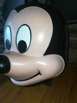 Vintage Walt Disney Aladdin Mickey Mouse Head Lunch Box With Thermos Container 6