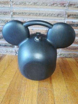 Vintage Walt Disney Aladdin Mickey Mouse Head Lunch Box With Thermos Container 8