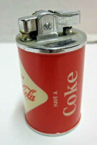 Vintage Enjoy Coca - Cola Can Lighter Have a Coke 12 ounce Japan smoking table 2