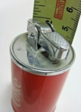 Vintage Enjoy Coca - Cola Can Lighter Have a Coke 12 ounce Japan smoking table 5