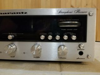 Vintage MARANTZ 2240 Stereo Receiver,  serviced,  cleaned,  with L.  E.  D.  upgrade 4