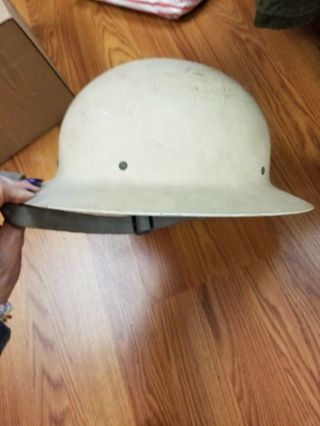 Metal Military White Helmet Civil Defense