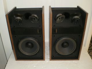 Vintage Bose 301 Series ll Stereo Speaker Set 2