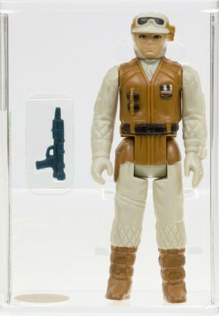 Star Wars 1980 Vintage Kenner Rebel Soldier (hk) Loose Action Figure Afa 85,