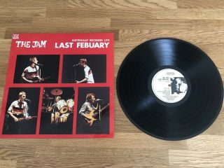 The Jam Uber Rare And Sought After Vinyl Lp - Last Febuary (february) Weller