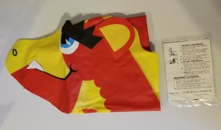 La Choy - Promotional Inflatable Red Dragon - Nos - Never Inflated - Vintage