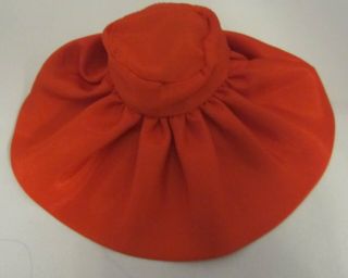 Vintage Barbie 1663 Elegant Red Taffeta Glamour Hat