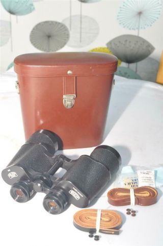 Vintage German Carl Zeiss Multi - Coated T3M Jenoptem 10x50W Binocular 1986 2