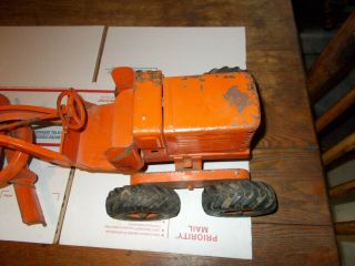 Vintage Doepke Model Toys,  Adams Motor Road Grader Diesel Pressed Steel,  1950s 2