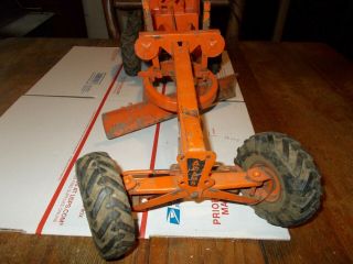 Vintage Doepke Model Toys,  Adams Motor Road Grader Diesel Pressed Steel,  1950s 5