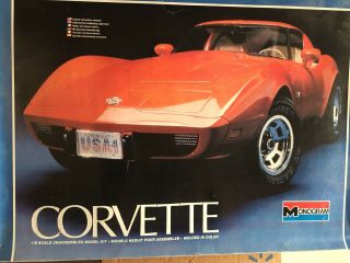 Monogram 1978 Corvette Big 1:8 Scale L 
