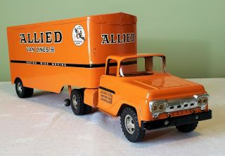 Tonka Toys Ford Cab Private Label Allied Van Lines Tt Truck 50s V Rare Orig