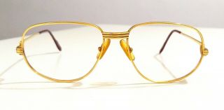 Vintage Glasses Cartier Made In France 1980 Model: Romance Louis 54mm