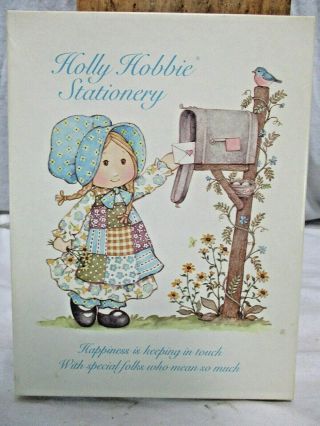 Vintage 1978 Holly Hobbie Stationery Box Set American Greetings