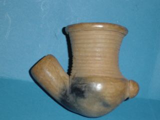 Vintage Catawba Indian Pottery Smoking Pipe Bowl