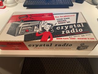 Vintage 1960’s Remco Radiocraft Crystal Radio Kit NOS 3
