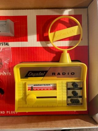 Vintage 1960’s Remco Radiocraft Crystal Radio Kit NOS 6
