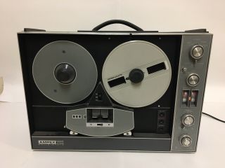 Vintage Ampex 2100 Solid State Reel To Reel Tape Recorder Player 1960s