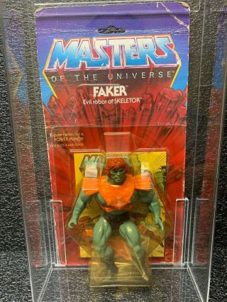 Motu Vintage 8 Back Faker Moc He - Man Masters Of The Universe Afa