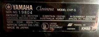 Yamaha Clavanova Cvp - 5 Vintage
