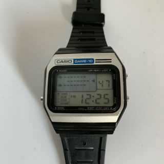 Casio Gm - 10 Game - 10 Watch Rare Vintage