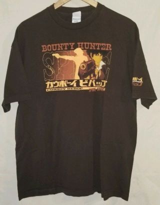 Vintage Cowboy Bebop Bounty Hunter Spike Spiegel T Shirt 90s Japan Japan Xl