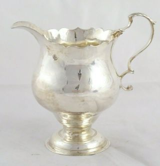 Quality Antique English Georgian Solid Sterling Silver Milk Cream Jug 1765 72 G