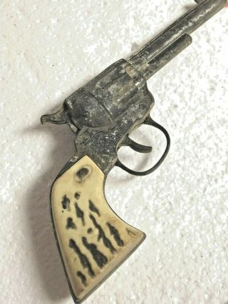 Vintage 1950 ' s Daisy Die - cast Metal Toy Cap Gun - Western Play Pistol 2