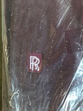 Rolls Royce Floor Mats Silver Seraph Floor Mats OEM Red RH3004129 Rare 3