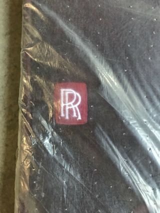 Rolls Royce Floor Mats Silver Seraph Floor Mats OEM Red RH3004129 Rare 7