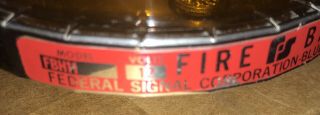 VINTAGE FEDERAL SIGNAL FIREBALL MODEL FBHII SERIES A2 6