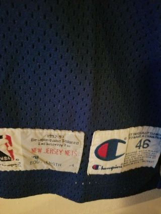 Derrick Coleman Game Jersey with patch for Drazen Petrovic (very rare) 2