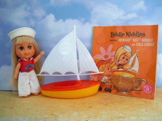 Mattel Kiddle Lola Liddle With Sailboat,  Wonderful Vintage