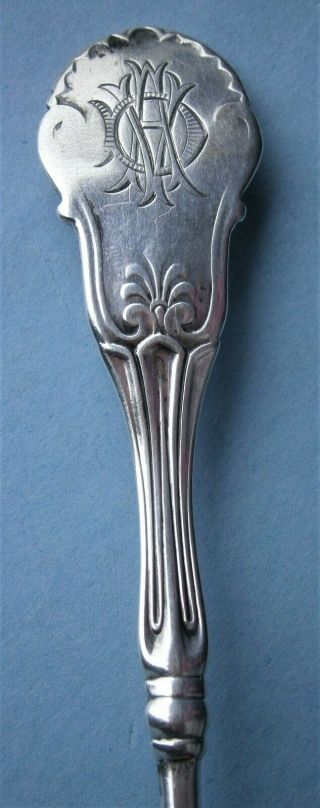 Tiffany & Co.  19th C J.  Polhamus Designed Corinthian Sterling Master Butter Knife 5