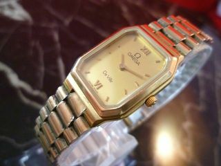 Omega De Ville Gold Ladies Vintage Watch Swiss Made Quartz