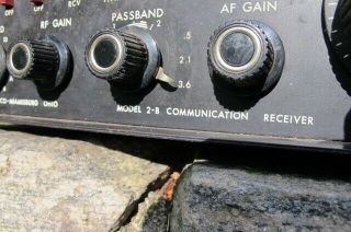 vintage RL DRAKE model 2 - B 2B 2AC calibrator Communication Ham Radio Receiver 2