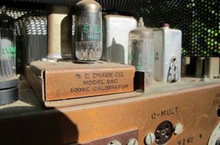 vintage RL DRAKE model 2 - B 2B 2AC calibrator Communication Ham Radio Receiver 5