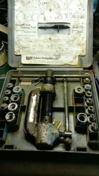 Vintage Sykes Pickavant Double Lap Flaring Tool Kit