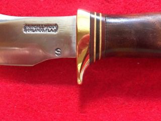 Vintage Randall Made Knives Stainless Steel Low S 4 1/4 Blade 8 1/4 Oa No Sheath