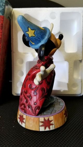 Jim Shore Disney Traditions Sorcerer ' s Apprentice 4013249 Rare Figurine 4